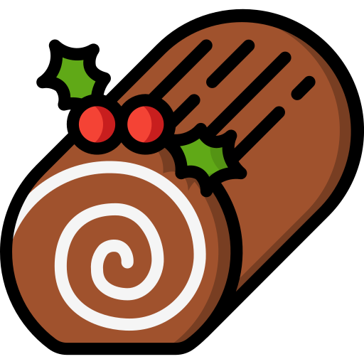 rollo de chocolate icono gratis