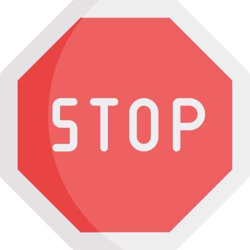 Stop Special Flat icon