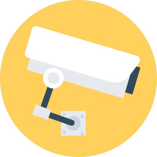 circuito cerrado de televisión icono gratis