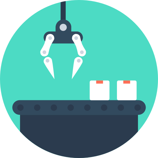 Industrial robot free icon Industrial robot free icon