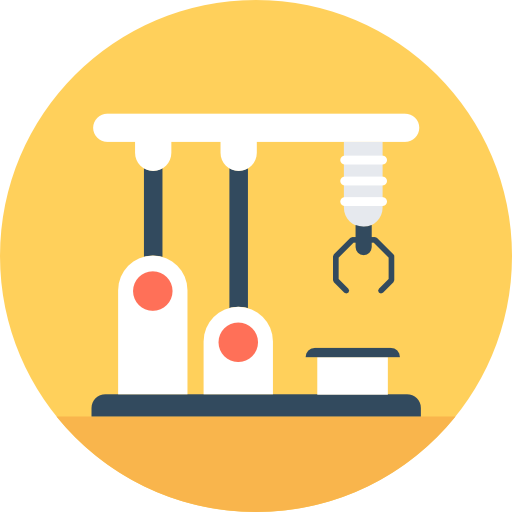 Industrial robot free icon Industrial robot free icon