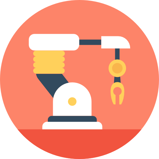 Industrial robot free icon Industrial robot free icon