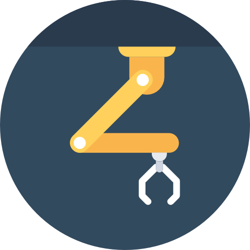 Industrial robot free icon Industrial robot free icon