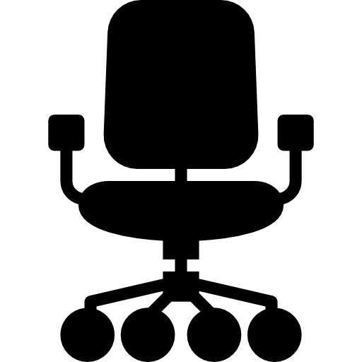 Desk chair Basic Miscellany Fill icon