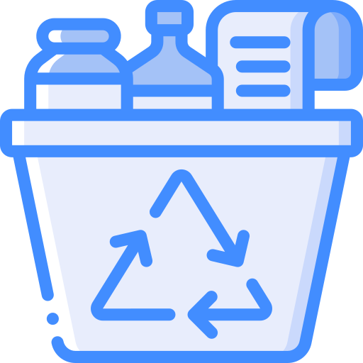 tacho de reciclaje icono gratis