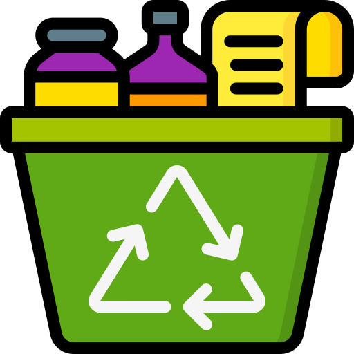 tacho de reciclaje icono gratis