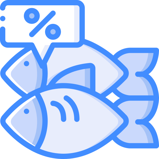 Fish Basic Miscellany Blue icon