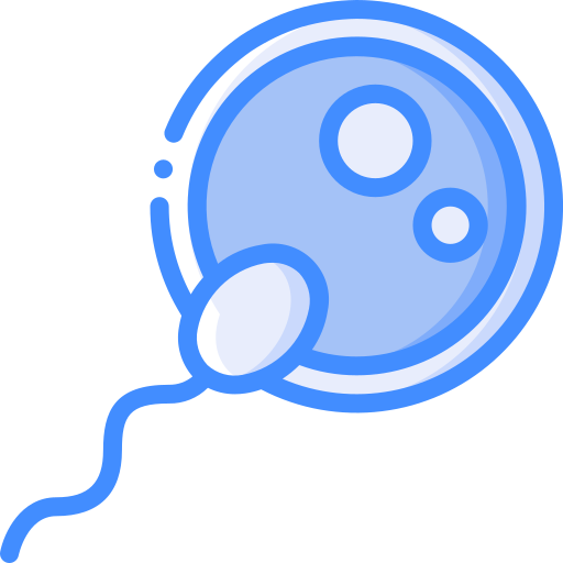 Fertilization Basic Miscellany Blue Icon