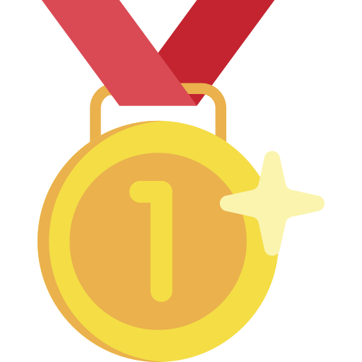 medalla de oro icono gratis