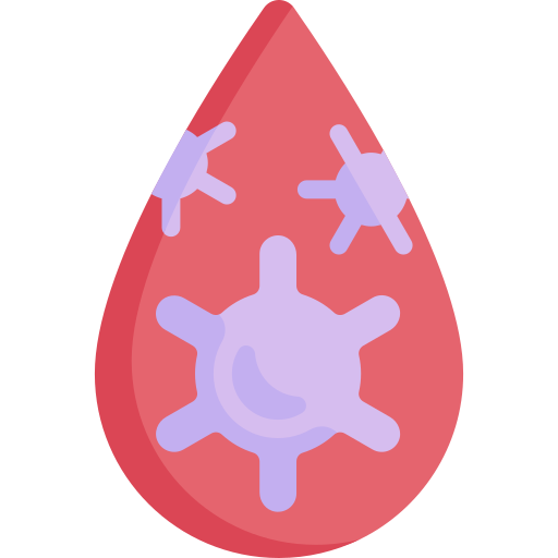 Blood free icon