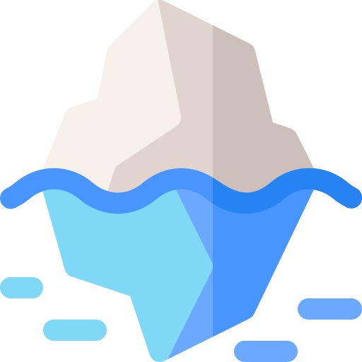 Iceberg Basic Rounded Flat icon