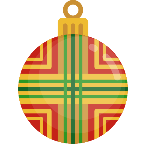bola de navidad icono gratis