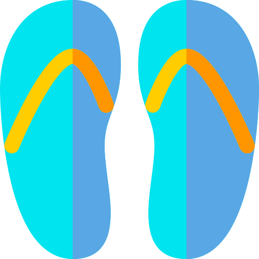 chanclas icono gratis