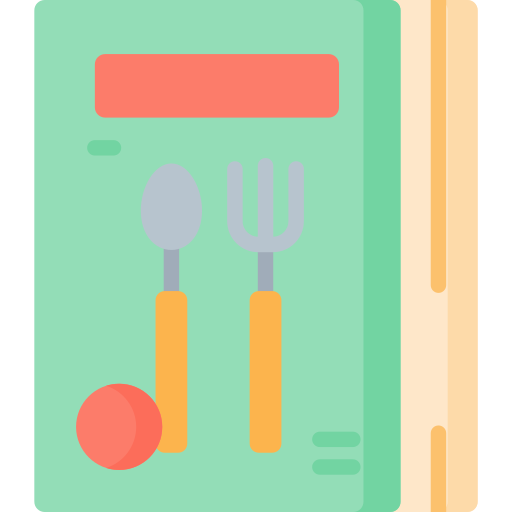 libro de cocina icono gratis