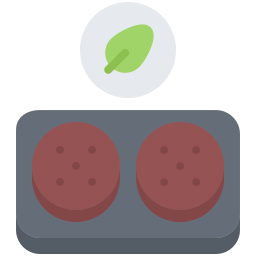 Vegan burger free icon