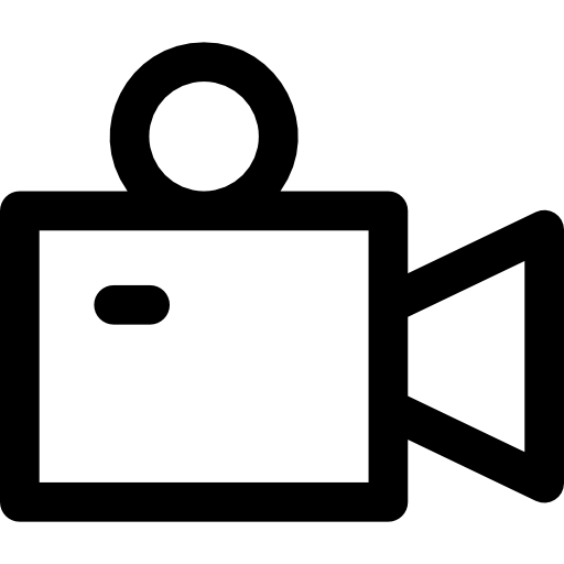 camara de video icono gratis