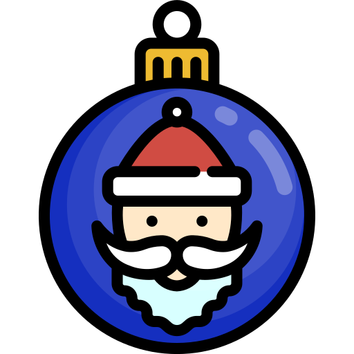 bola de navidad icono gratis