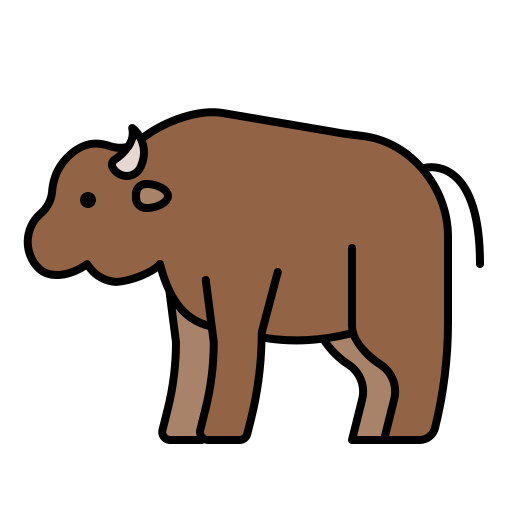 bison Icône gratuit bison Icône gratuit