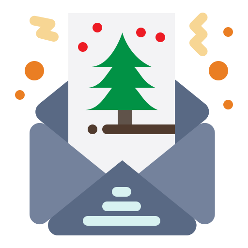 tarjeta de navidad icono gratis