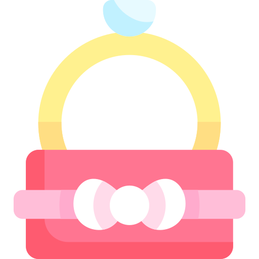 Diamond ring Kawaii Flat icon