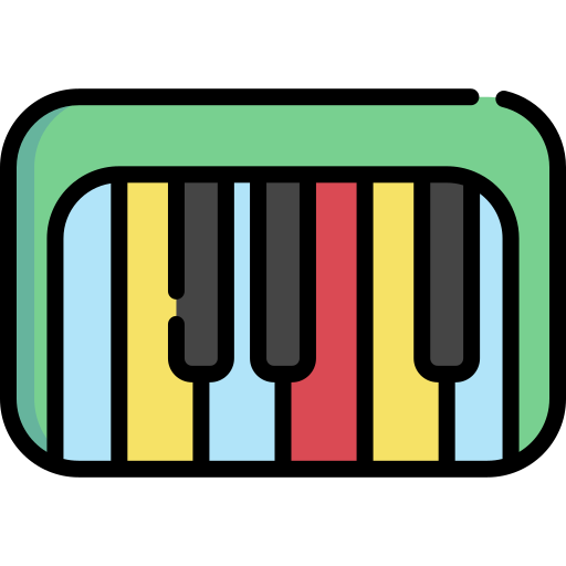 Piano Special Lineal color icon