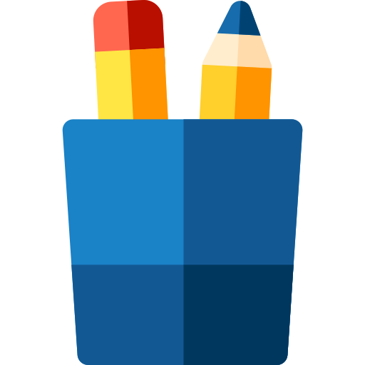 Pencil holder - free icon