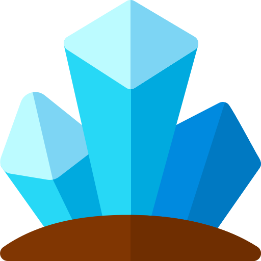 Crystals Basic Rounded Flat icon