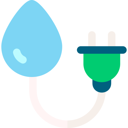 energía del agua icono gratis