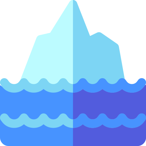 Iceberg Basic Rounded Flat icon