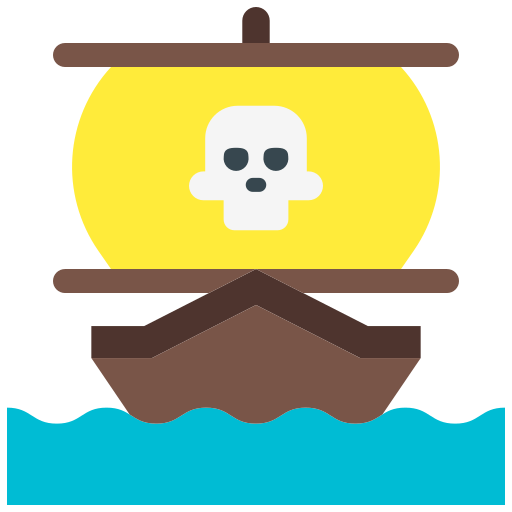 Ship Good Ware Flat icon