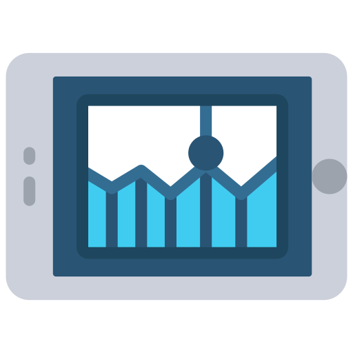 Stock market free icon