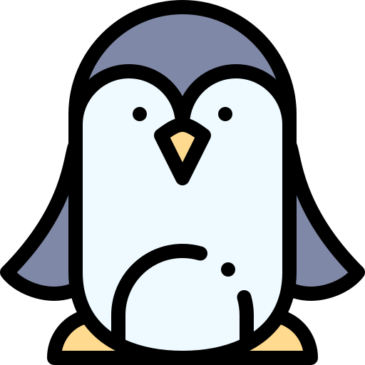 Penguin Detailed Rounded Lineal color icon