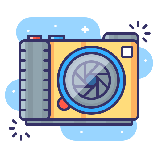 Camera Generic Outline Color icon