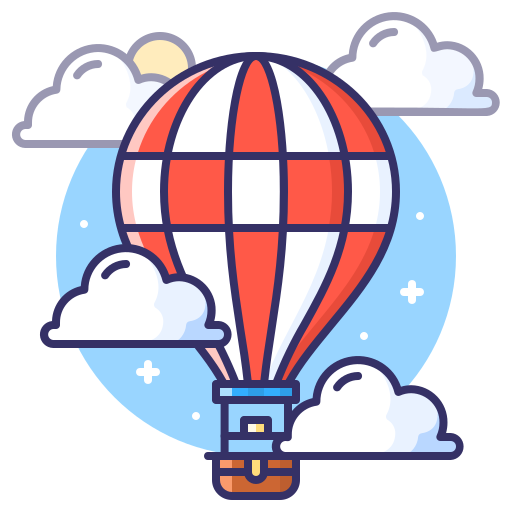 montgolfière Icône gratuit montgolfière Icône gratuit
