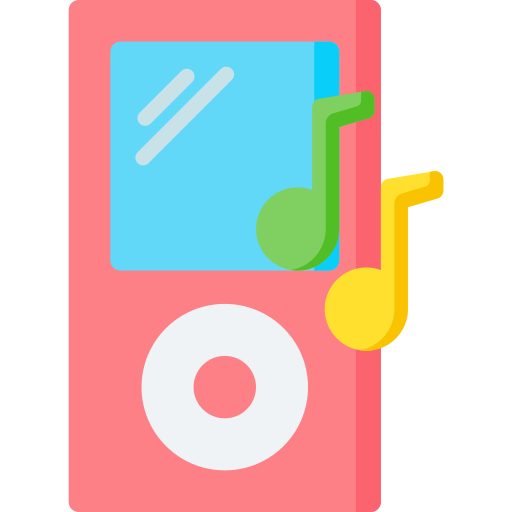 reproductor de mp3 icono gratis