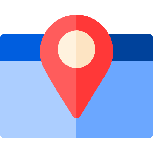 Location Basic Rounded Flat Icon