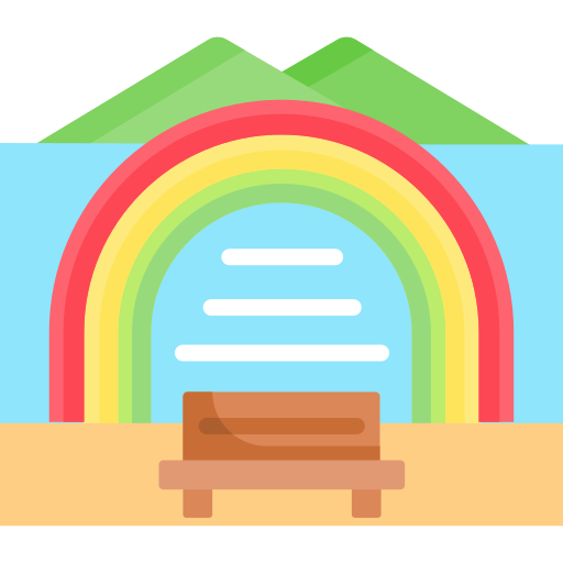 arco iris icono gratis