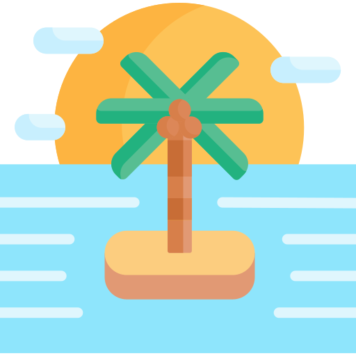 ilha grátis ícone ilha grátis ícone