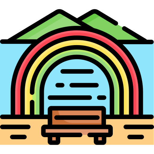 arco iris icono gratis