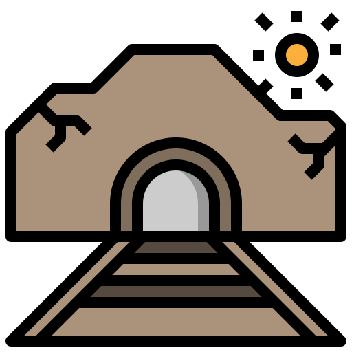 túnel icono gratis