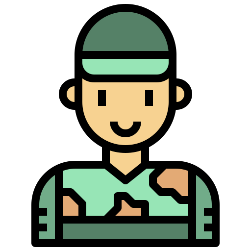 soldat Icône gratuit soldat Icône gratuit