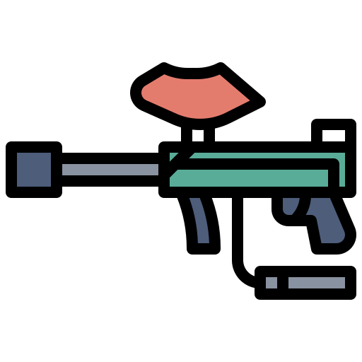 Gun Surang Lineal Color Icon