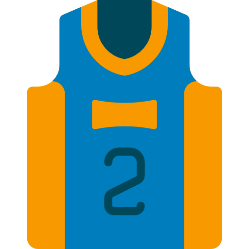 camiseta de baloncesto icono gratis