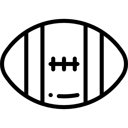 American Football Special Lineal Icon