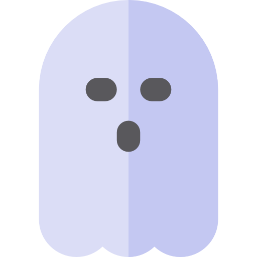 Halloween Ghost White Cartoon Horror Flat Icon Element Available For  Commercial Use PNG Images