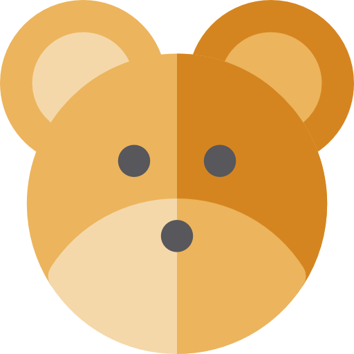 oso de peluche icono gratis