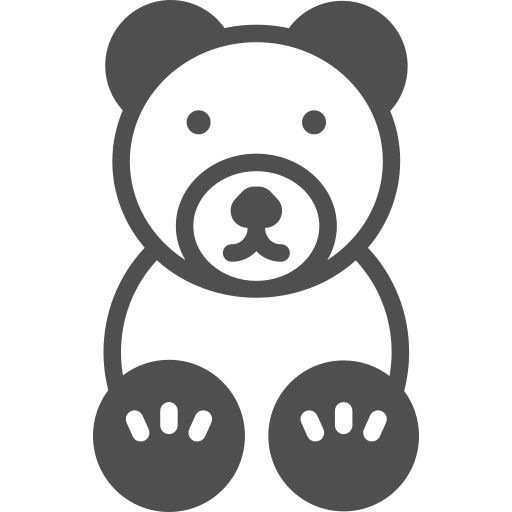 oso de peluche icono gratis