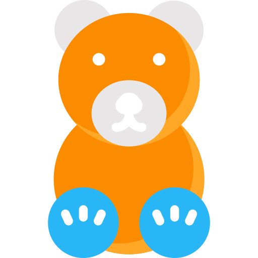 oso de peluche icono gratis