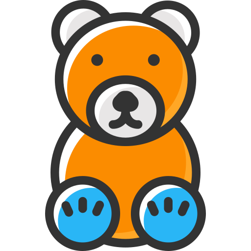 oso de peluche icono gratis