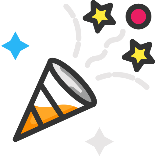 Конфетти бесплатно иконка